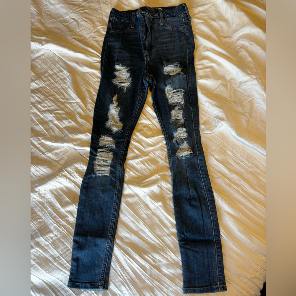 Hollister: ultra high-rise jean legging, size: 1S W25/L26
